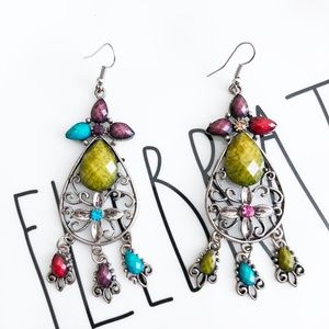 Vintage 3" Long Earrings